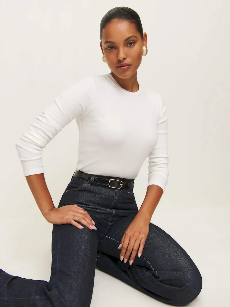 Davy Long Sleeve Crewneck Tee