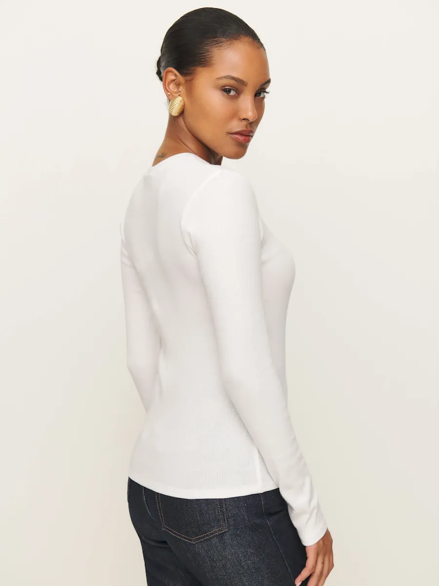 Davy Long Sleeve Crewneck Tee - Image 3