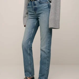 Cynthia High Rise Straight Jeans
