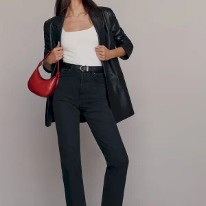 Cynthia High Rise Straight Jeans