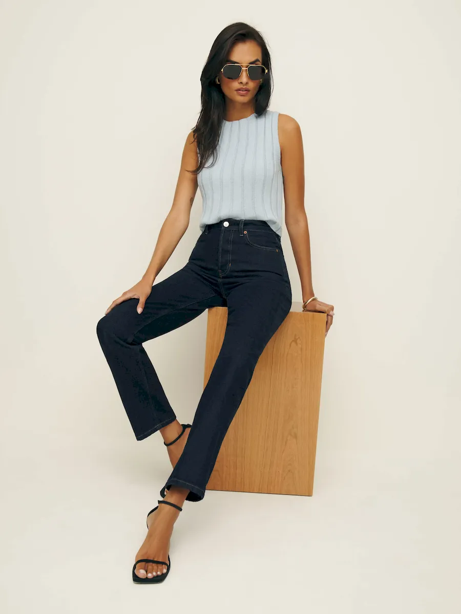 Cynthia High Rise Straight Jeans - Image 2