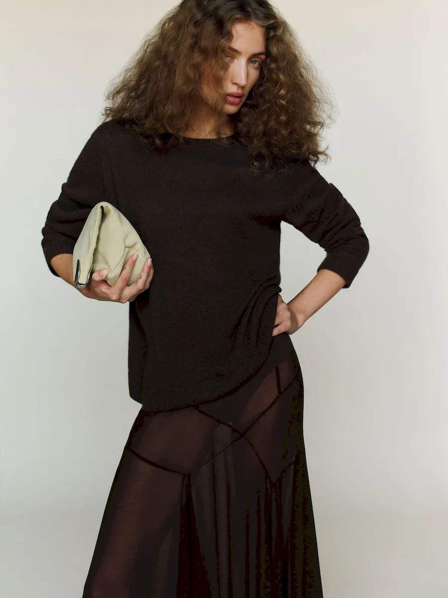 Cashmere Boyfriend Sweater - Image 2