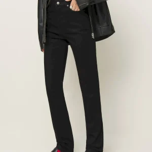 Cynthia High Rise Straight Long Jeans