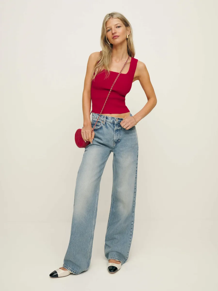 Julia Ribbed Sweater Tank - Image 5