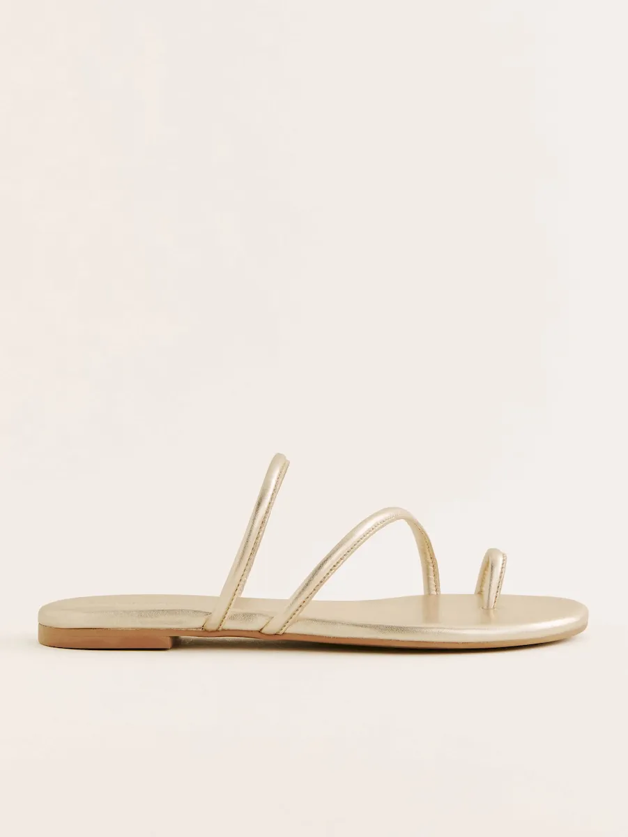 Ludo Toe Ring Strappy Flat Sandal