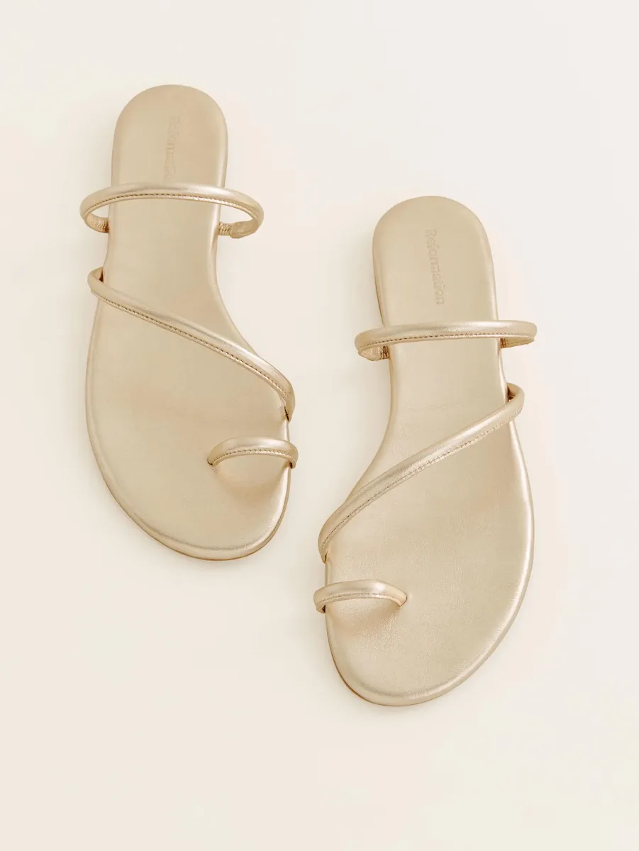 Ludo Toe Ring Strappy Flat Sandal - Image 2