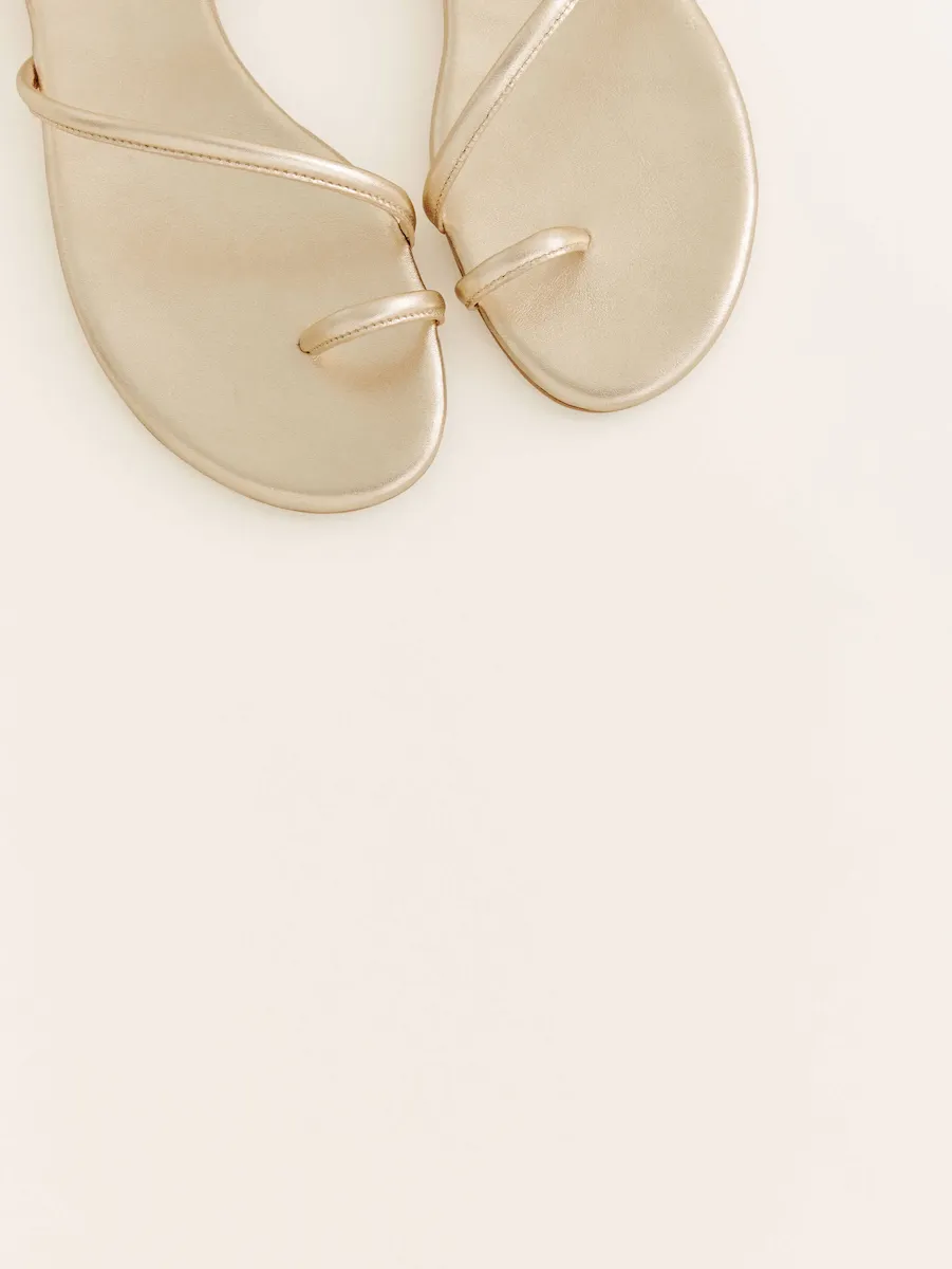 Ludo Toe Ring Strappy Flat Sandal - Image 4