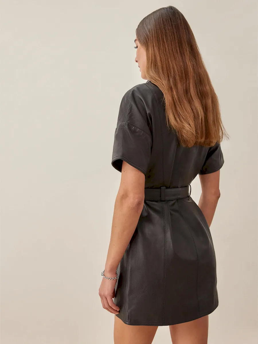 Veda Moto Shirt Dress - Image 3