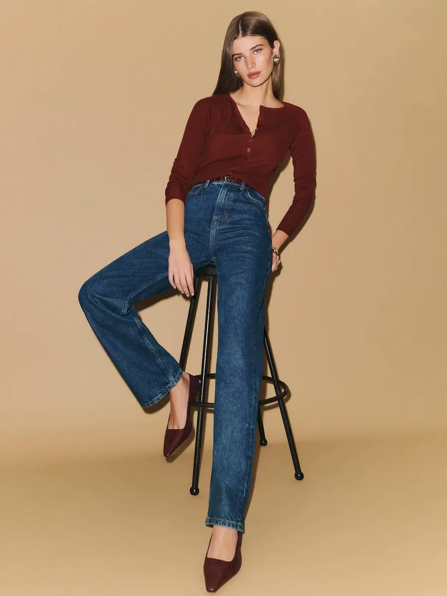 Wilder High Rise Wide Leg Jeans