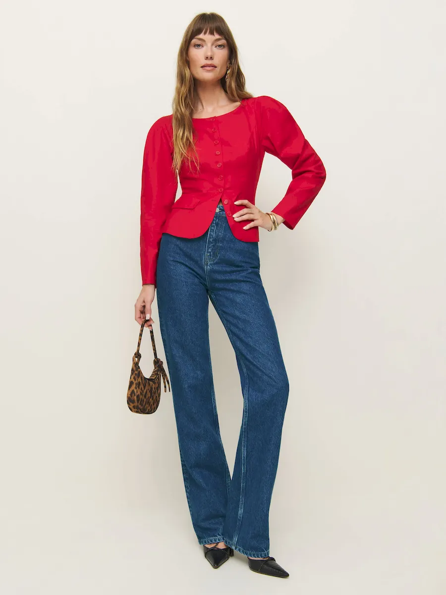 Wilder High Rise Wide Leg Jeans - Image 7
