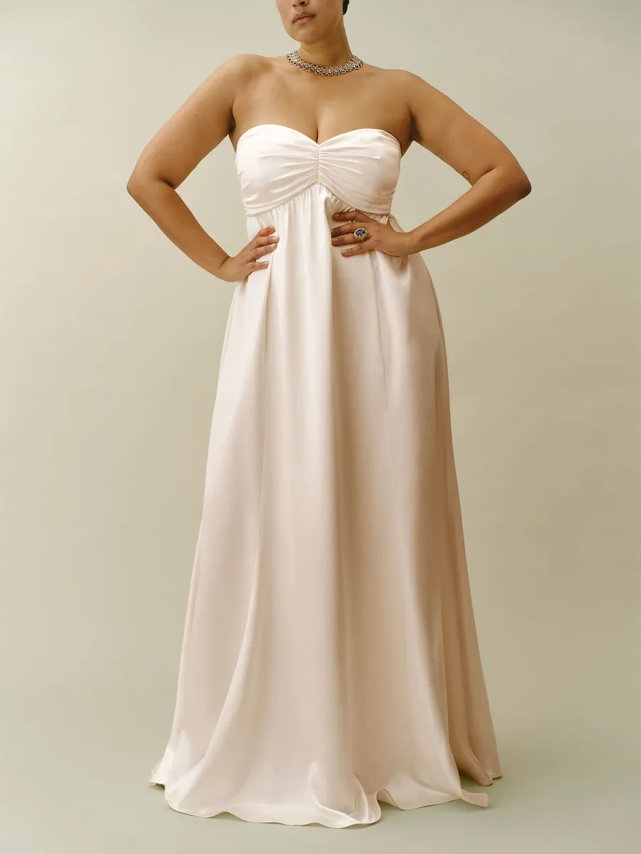 Gabbie Silk Dress - Image 5