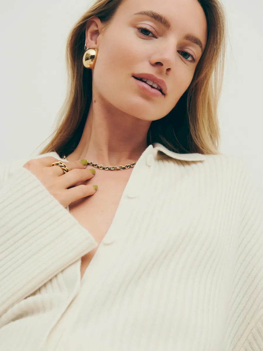 Fantino Cashmere Collared Cardigan - Image 5