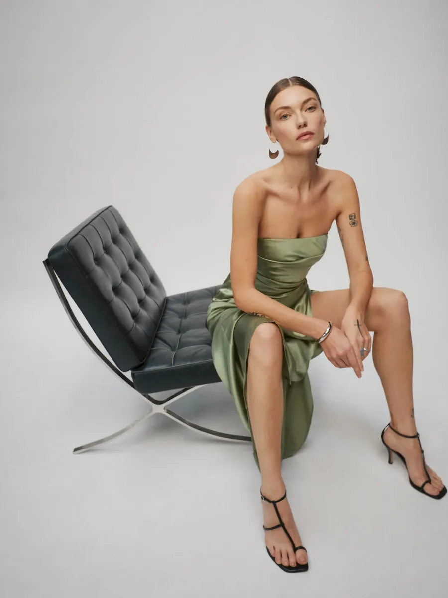 Barrow Silk Dress - Image 5