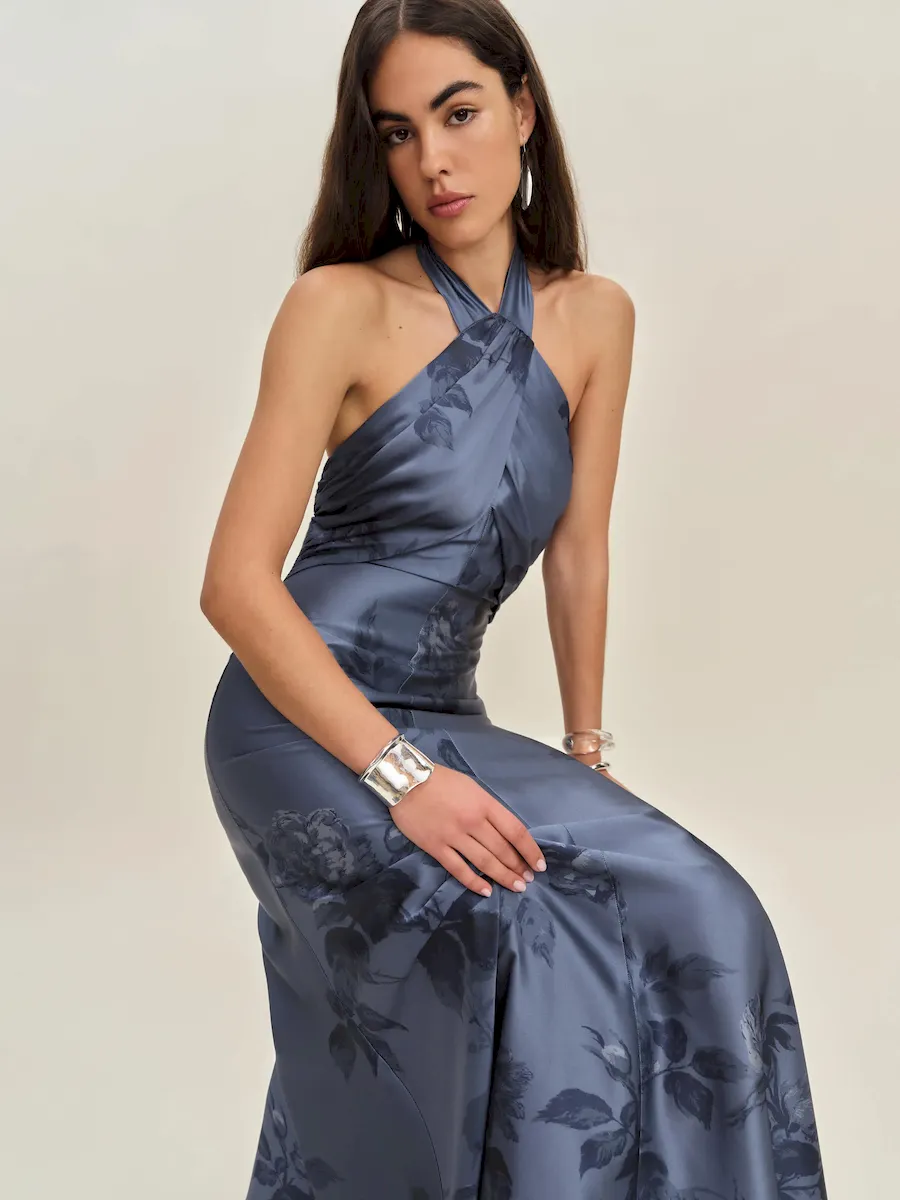 Veria Silk Dress - Image 2