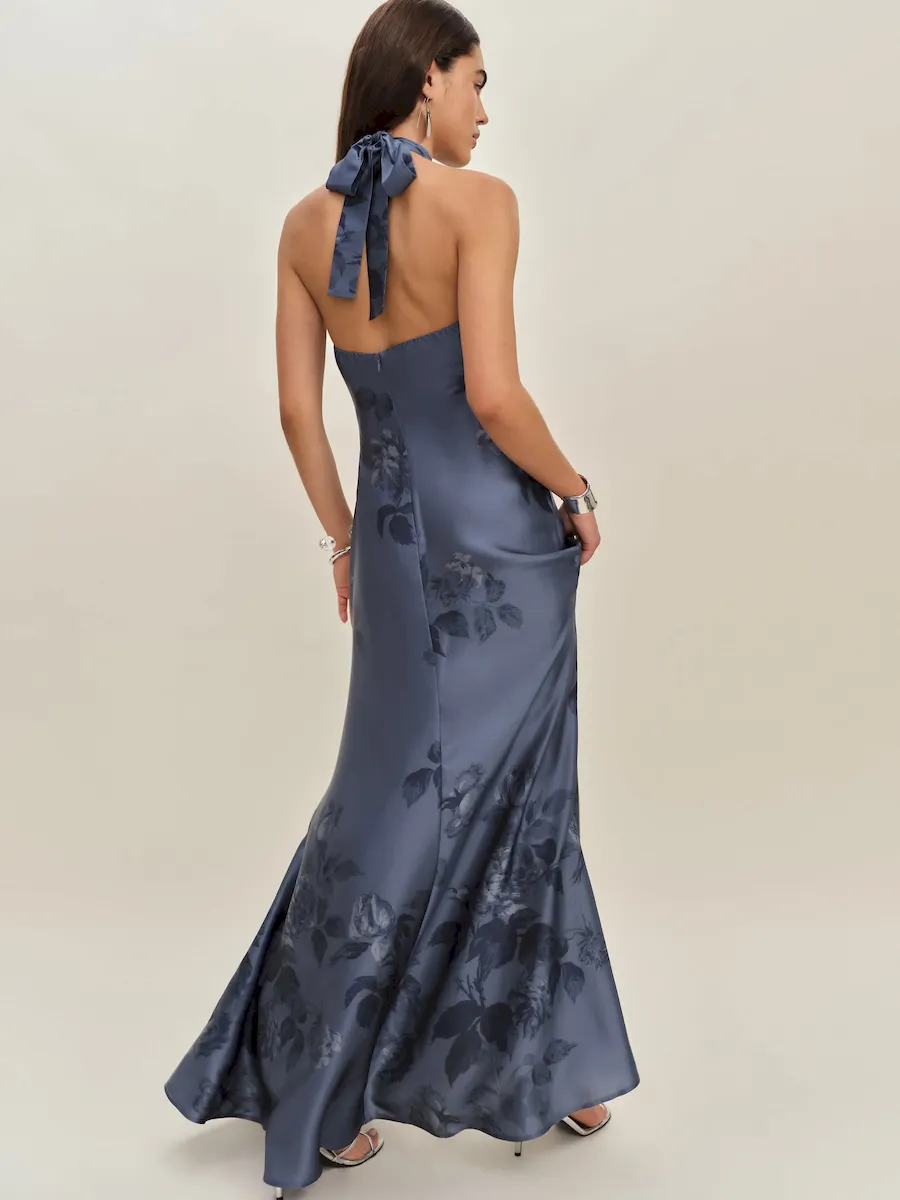 Veria Silk Dress - Image 4