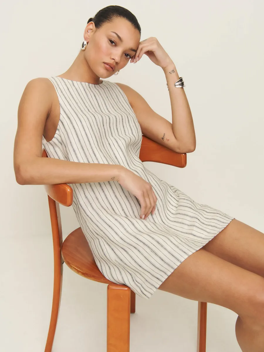 Jessi Linen Dress - Image 2