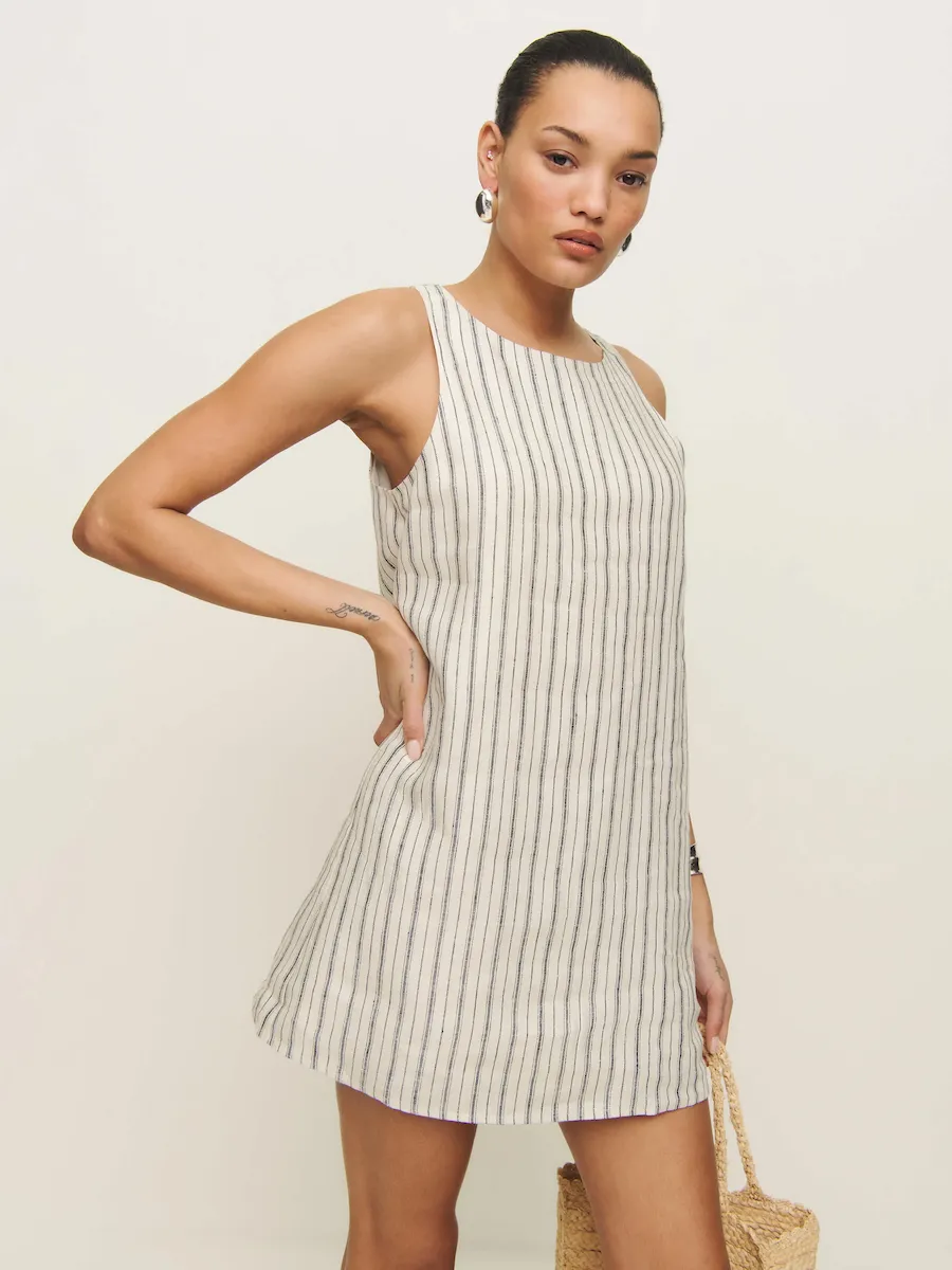 Jessi Linen Dress - Image 4