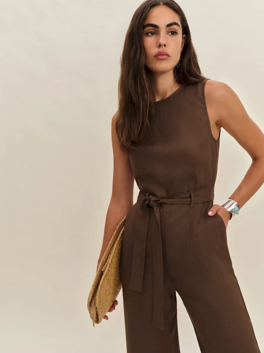 Naomi Linen Jumpsuit - Image 3