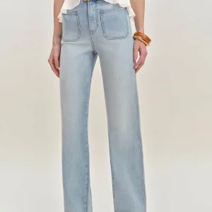 Alyssa High Rise Wide Leg Long Jeans