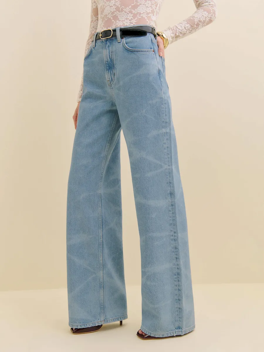 Cary High Rise Slouchy Wide Leg Jeans