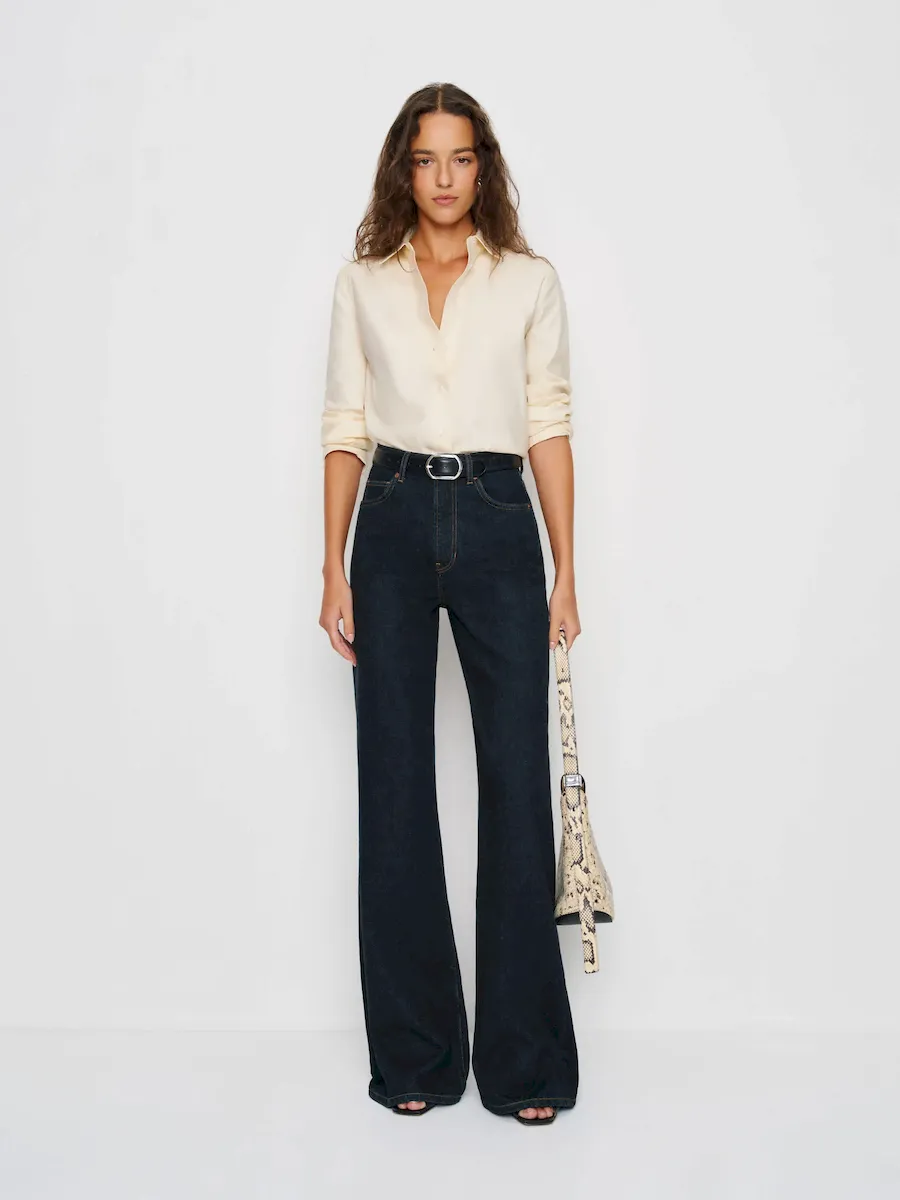 Cary High Rise Slouchy Wide Leg Jeans