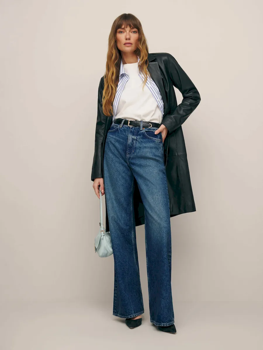 Cary High Rise Slouchy Wide Leg Jeans - Image 2