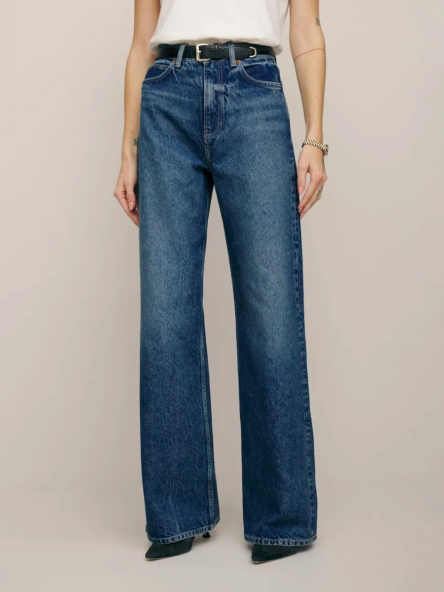 Cary High Rise Slouchy Wide Leg Jeans - Image 5