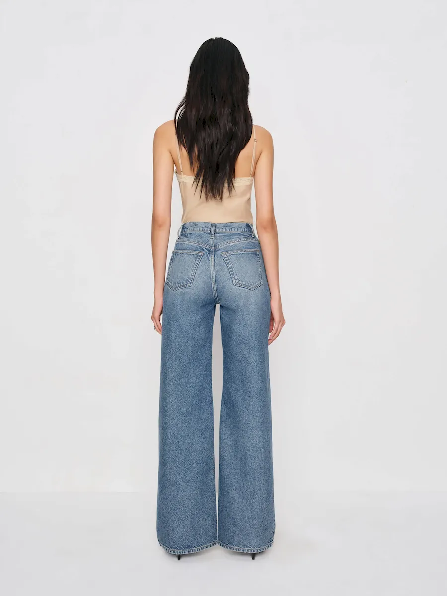Cary High Rise Slouchy Wide Leg Jeans - Image 6