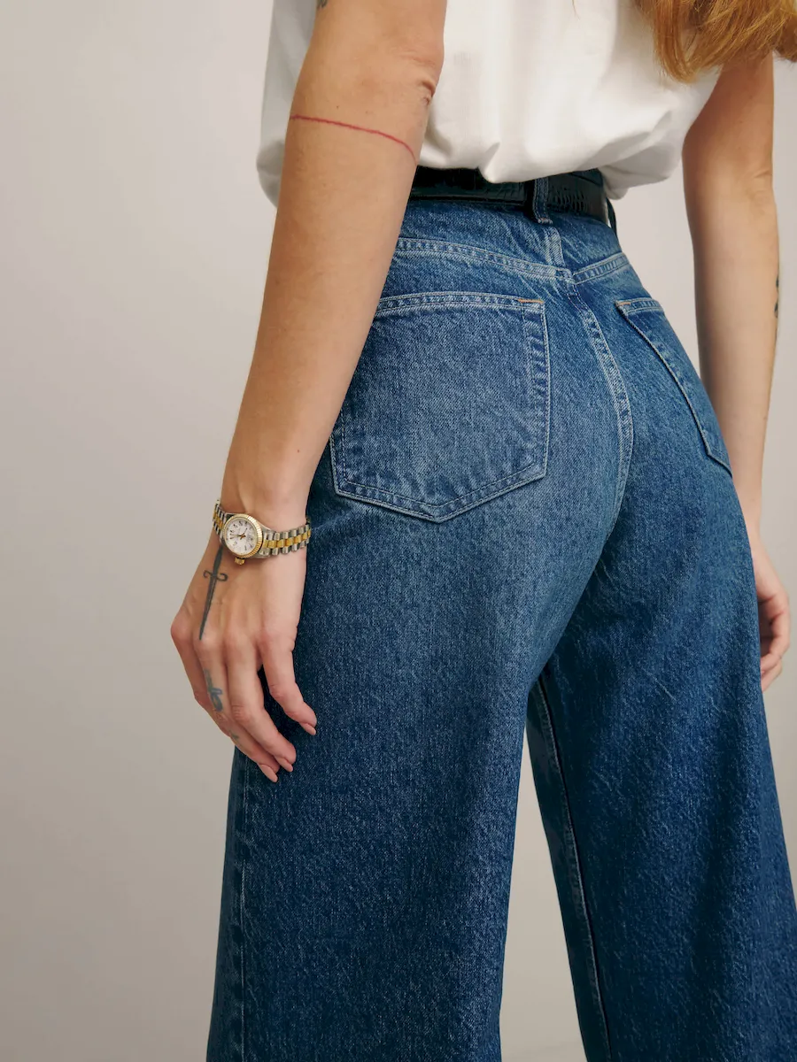 Cary High Rise Slouchy Wide Leg Jeans - Image 6