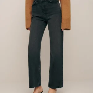 Wilder High Rise Wide Leg Cropped Jeans