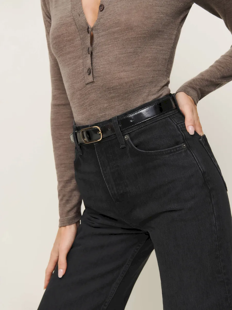 Wilder High Rise Wide Leg Cropped Jeans - Image 3