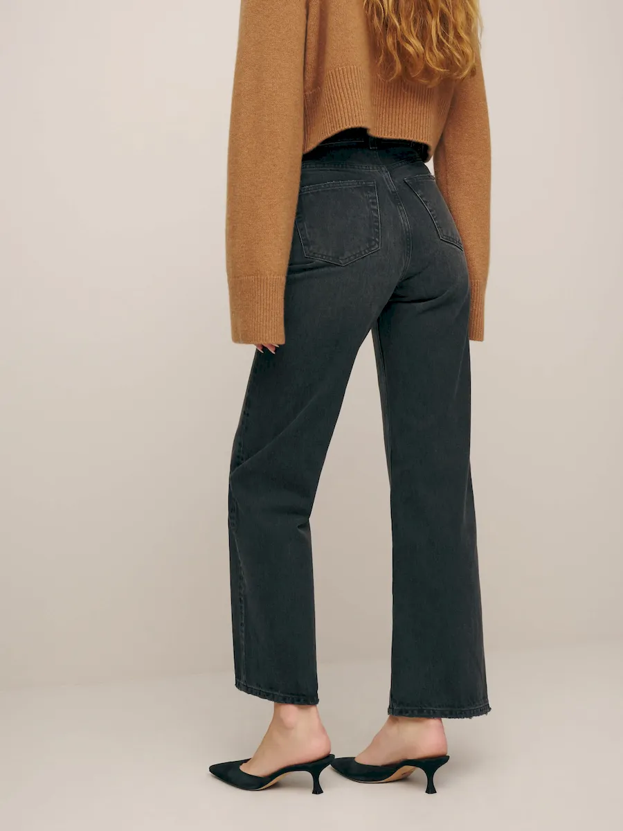 Wilder High Rise Wide Leg Cropped Jeans - Image 4