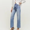 Wilder High Rise Wide Leg Cropped Jeans