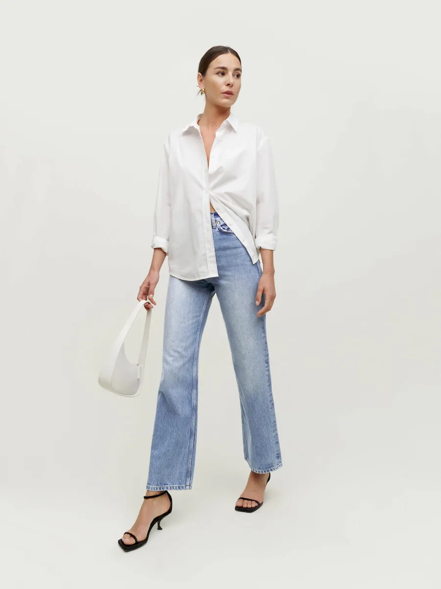 Wilder High Rise Wide Leg Cropped Jeans - Image 9