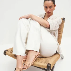 Millie Lattice Flat Sandal