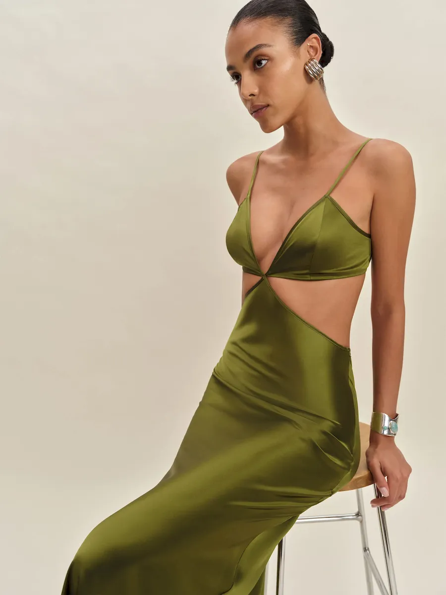 Poppies Silk Dress - Image 2