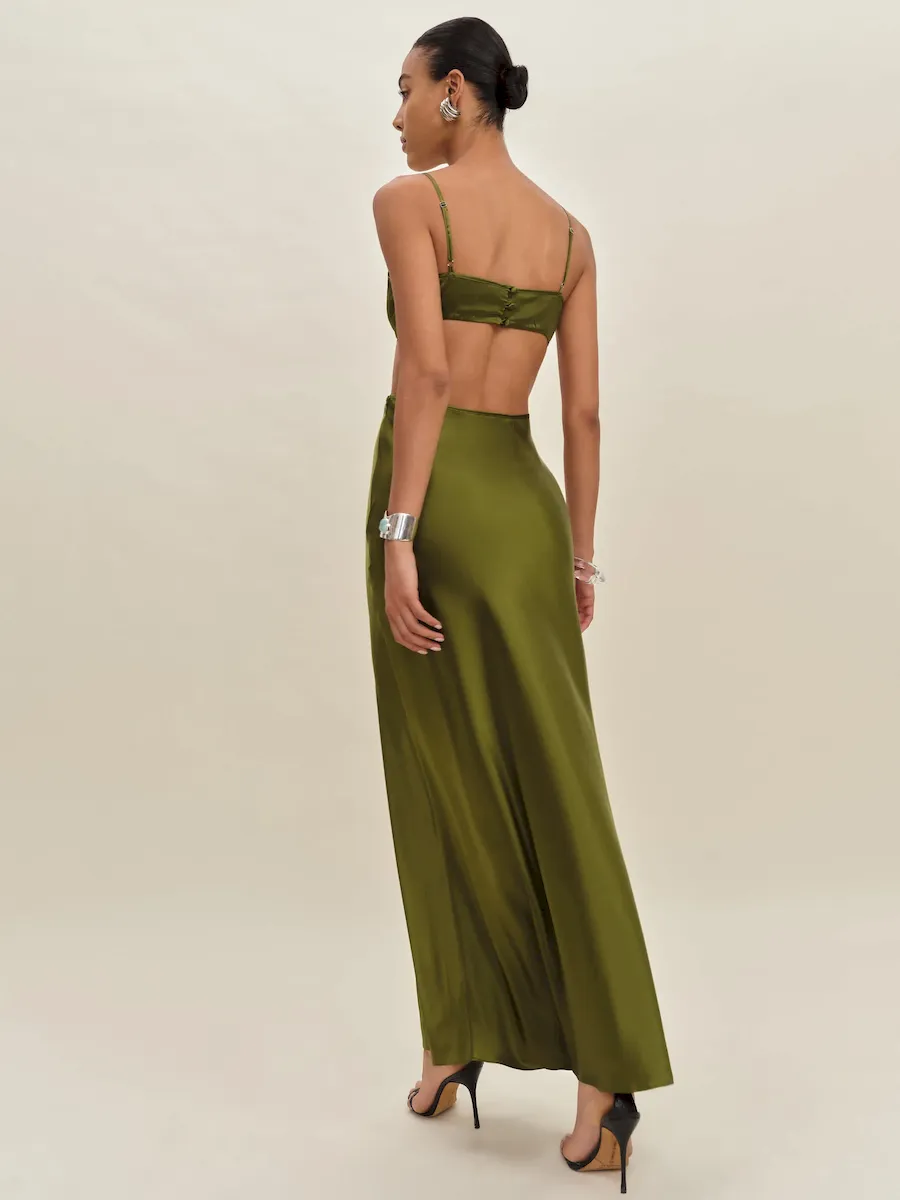 Poppies Silk Dress - Image 4