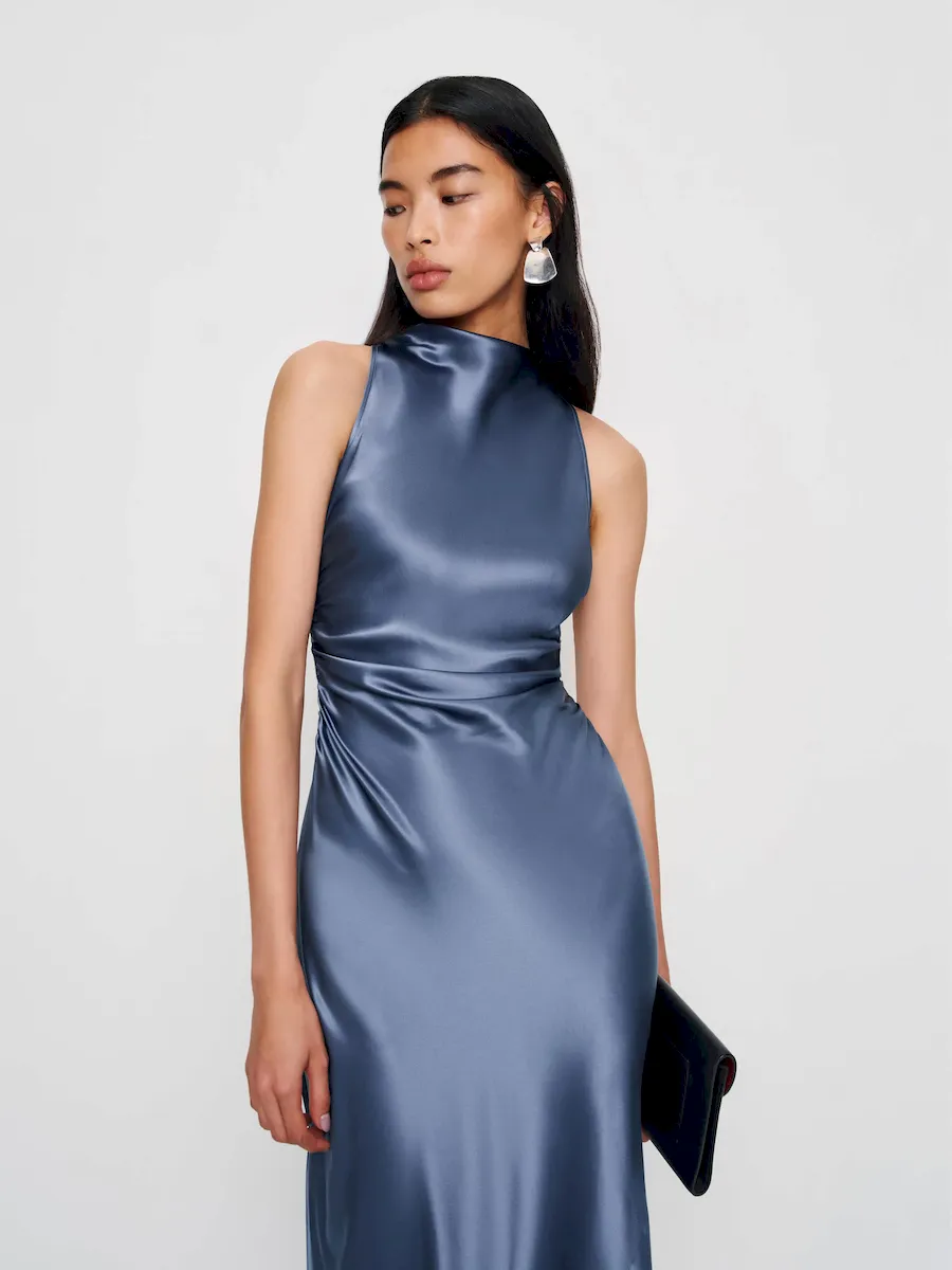 Casette Silk Dress - Image 2