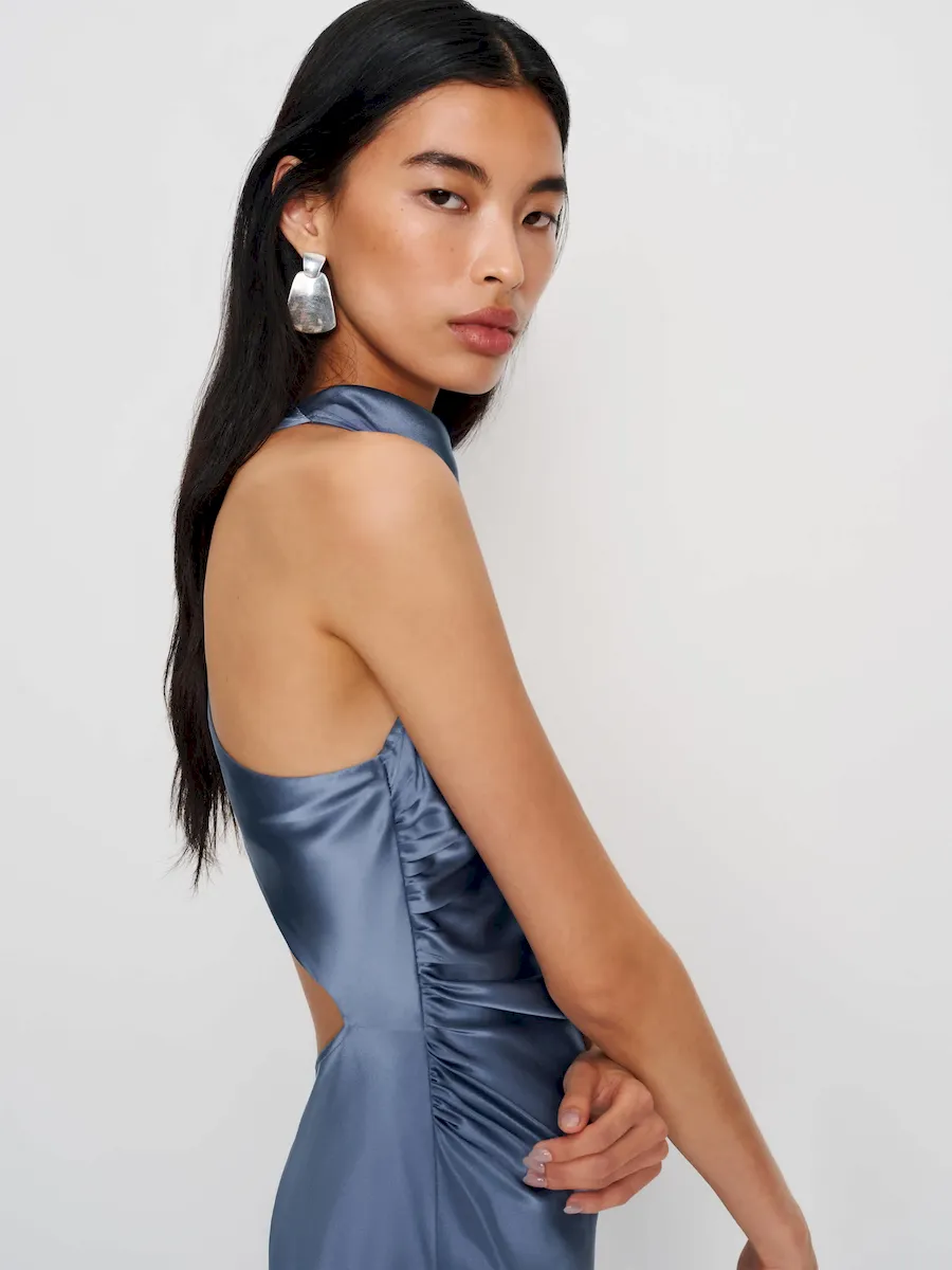 Casette Silk Dress - Image 3