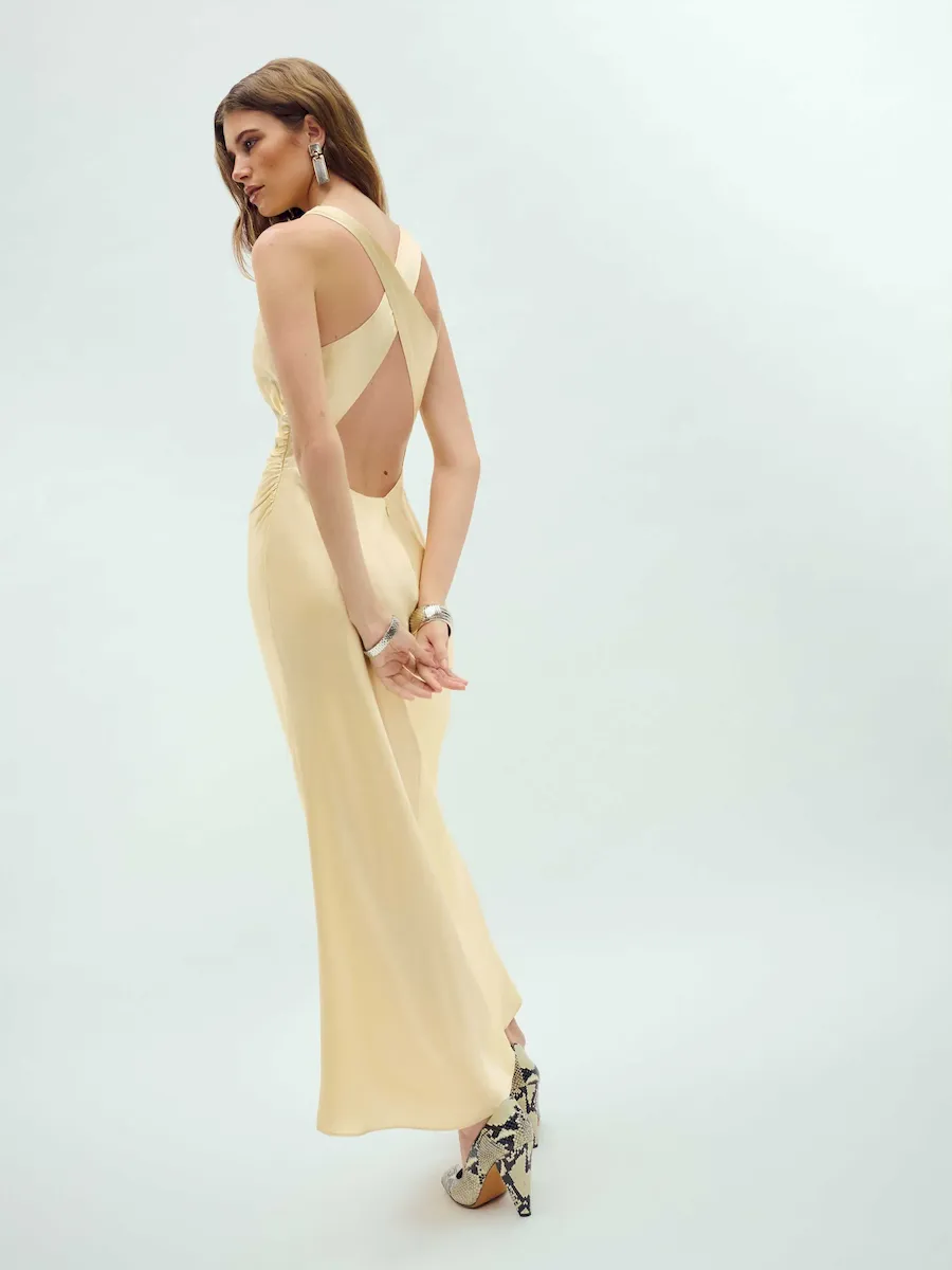 Casette Silk Dress - Image 4