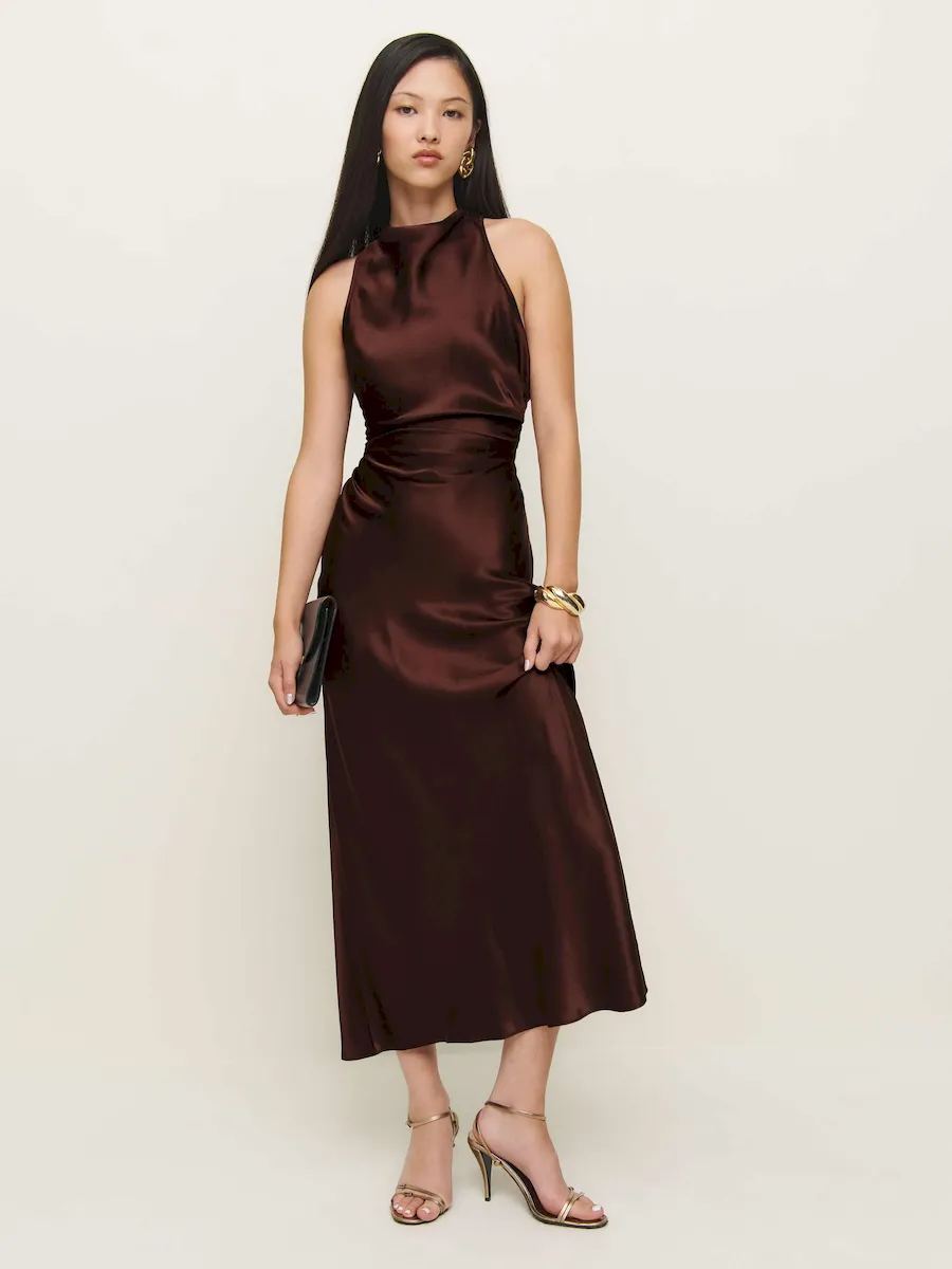 Casette Silk Dress - Image 4