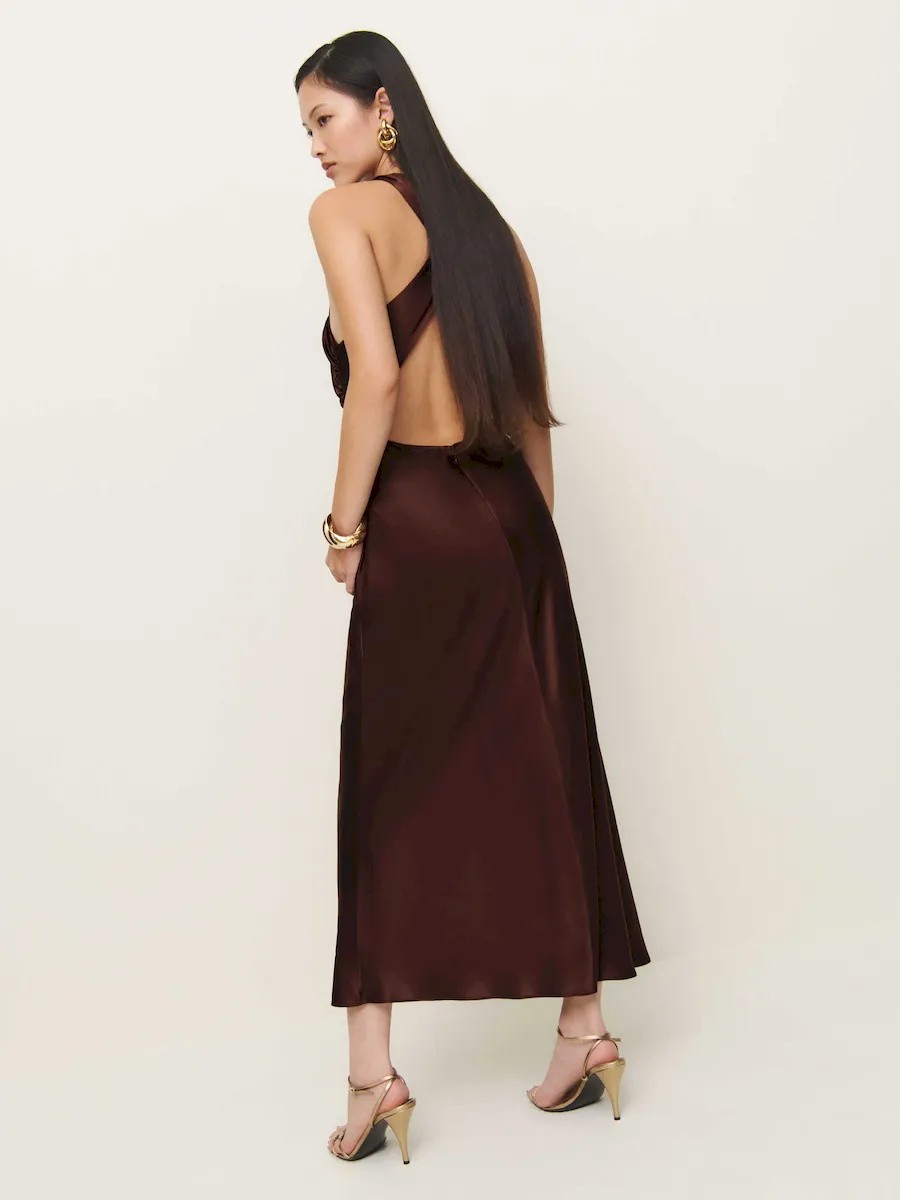 Casette Silk Dress - Image 5