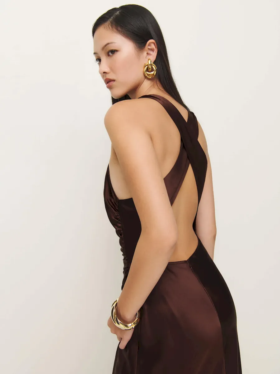 Casette Silk Dress - Image 7