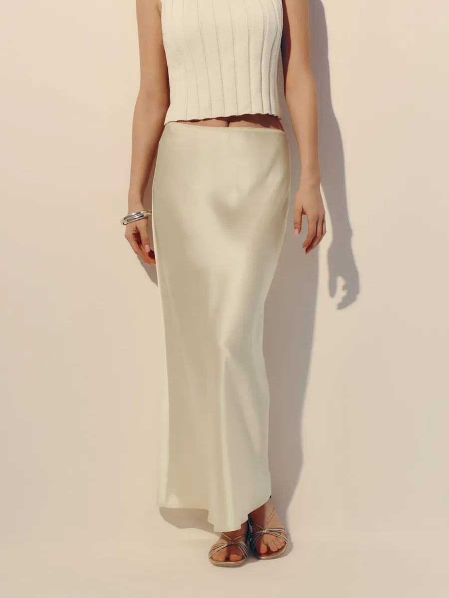 Layla Silk Skirt - Image 2