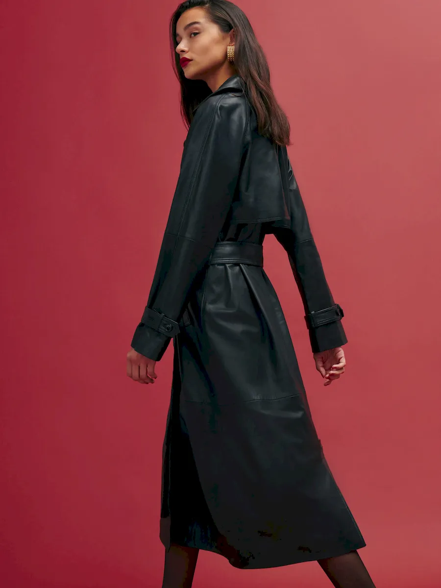 Veda Ashland Leather Trench - Image 4