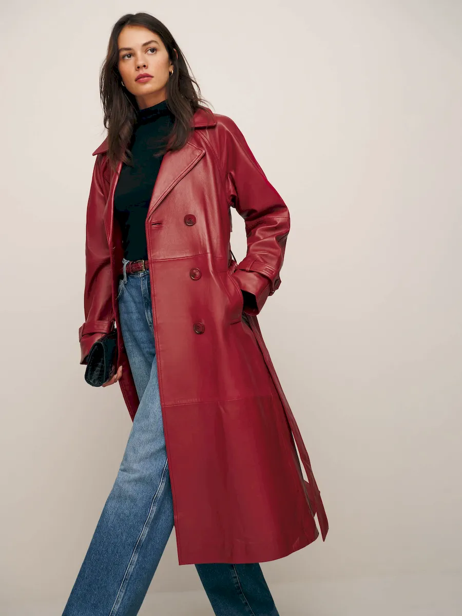 Veda Ashland Leather Trench - Image 5