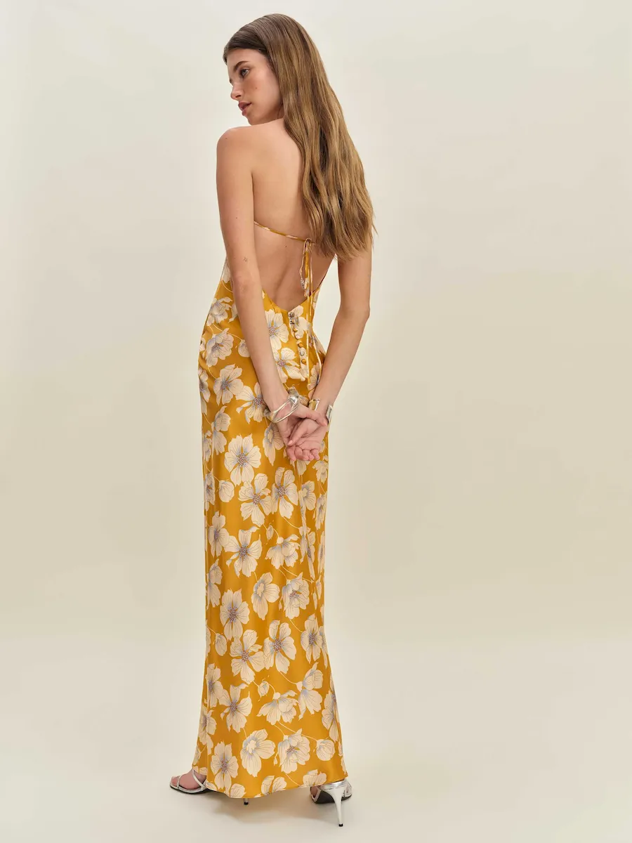 Jeany Silk Dress - Image 4