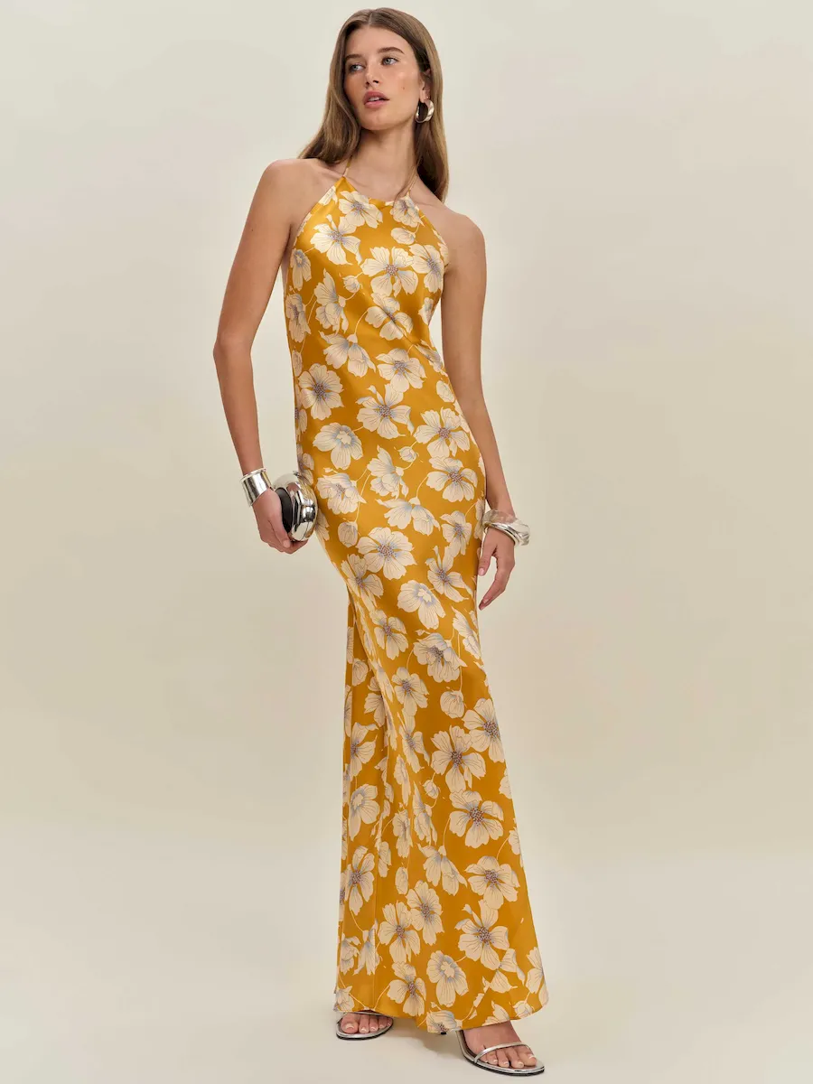 Jeany Silk Dress - Image 7