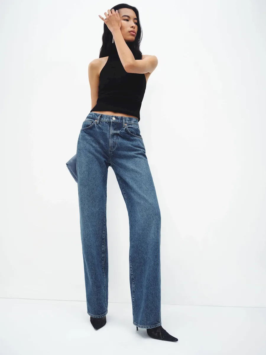 Val 90s Mid Rise Straight Jeans - Image 2