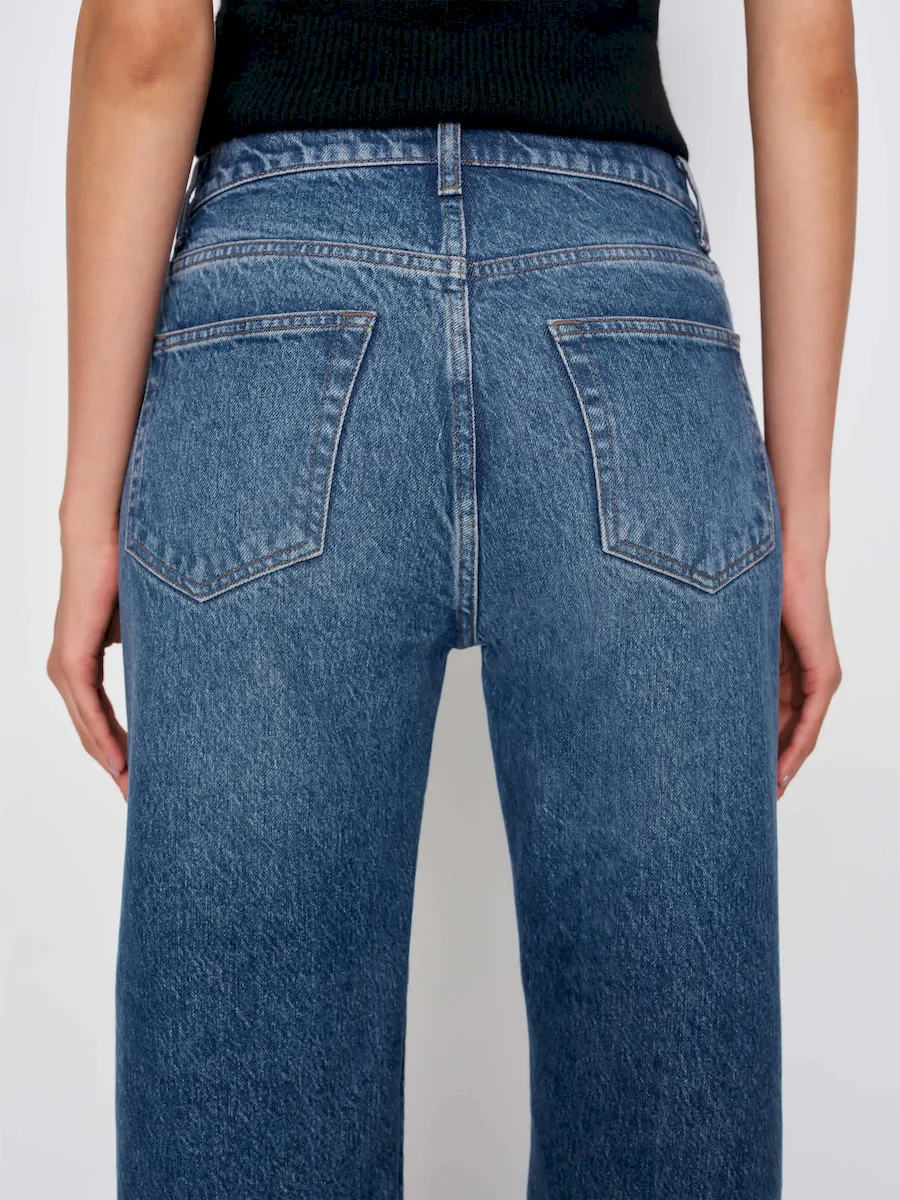 Val 90s Mid Rise Straight Jeans - Image 4